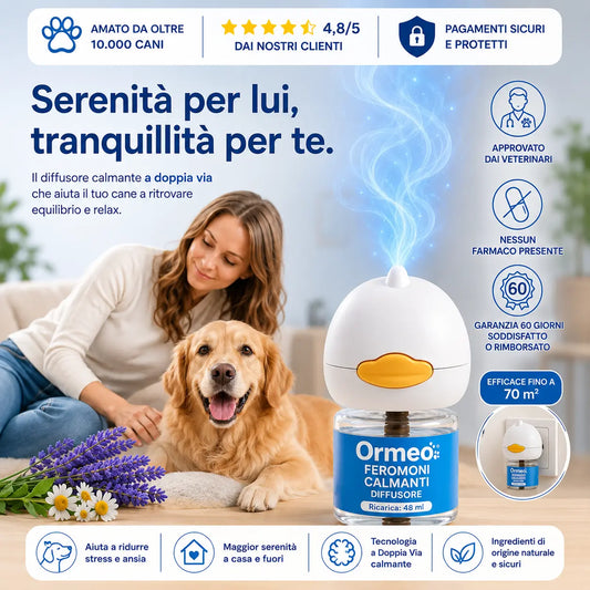 OrmeoTherapy™ Kit Diffusore calmante per cani