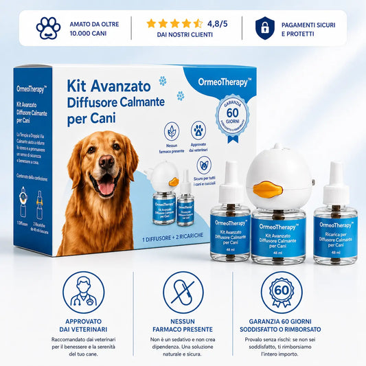 OrmeoTherapy™-Kit Diffusore calmante per Cani